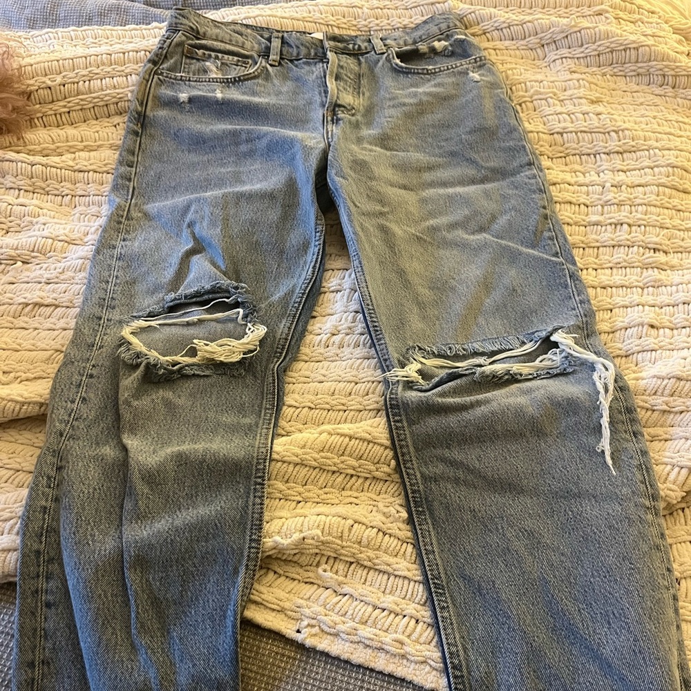 Boyish Women’s Jeans Loose Fit/Boyfriend Light Wash Size 28